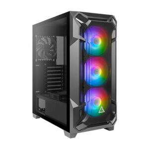 DF600 Flux High Airflow ARGB Antec  Tempered Glass Mid Tower Gaming Case
