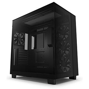 CM-H91FB-01 NZXT  H9 Flow Edition ATX Mid Tower Case Matte Black
