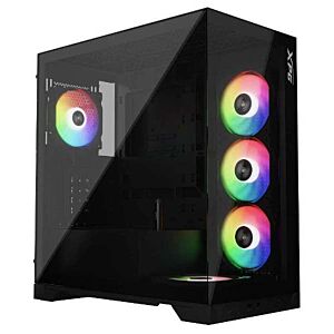 INVADERXMT-BKCWW XPG  INVADER X Tempered Glass ATX Case Black