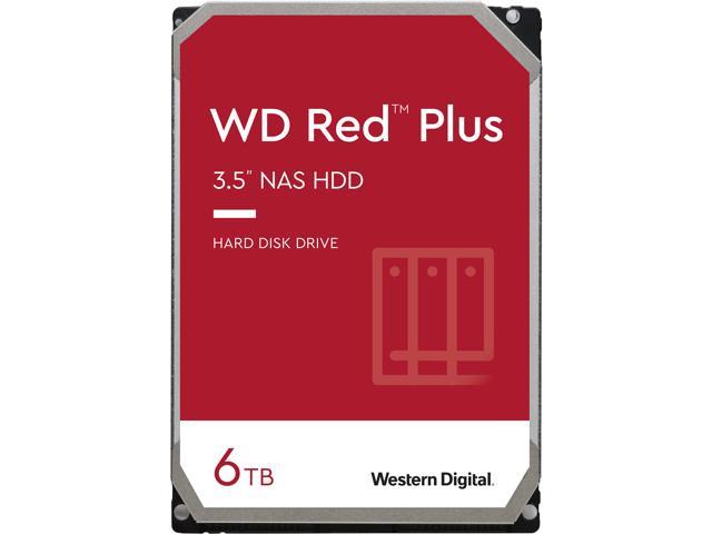 WD60EFZX WD Red Plus 3.5" 6TB SATA Internal Hard Drive HDD 128MB