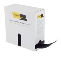 013.012.1050 Cable Cover for Carpet | Box of 25m Black