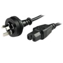 011.180.1099 2m Australian 3 Pin Wall Plug To C15 High Temperature Power Cable