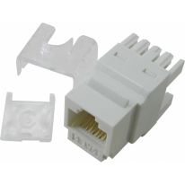 010.003.1002 CAT5E RJ45 Keystone Jack | 10 pack White