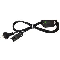 019.098.0039 OE Elsafe: Starter Cable 10A 2000mm Lead & Thermal Overload | Black