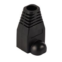 005.012.0007 RJ45 Cable Boots - 10 Pack-Black