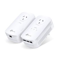 TL-PA8033P KIT TP-Link  AV1300 3-Port Gigabit Passthrough Powerline Twin Pack