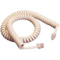 011.165.5803 3m Handset Curly Cord | 4P4C IVORY