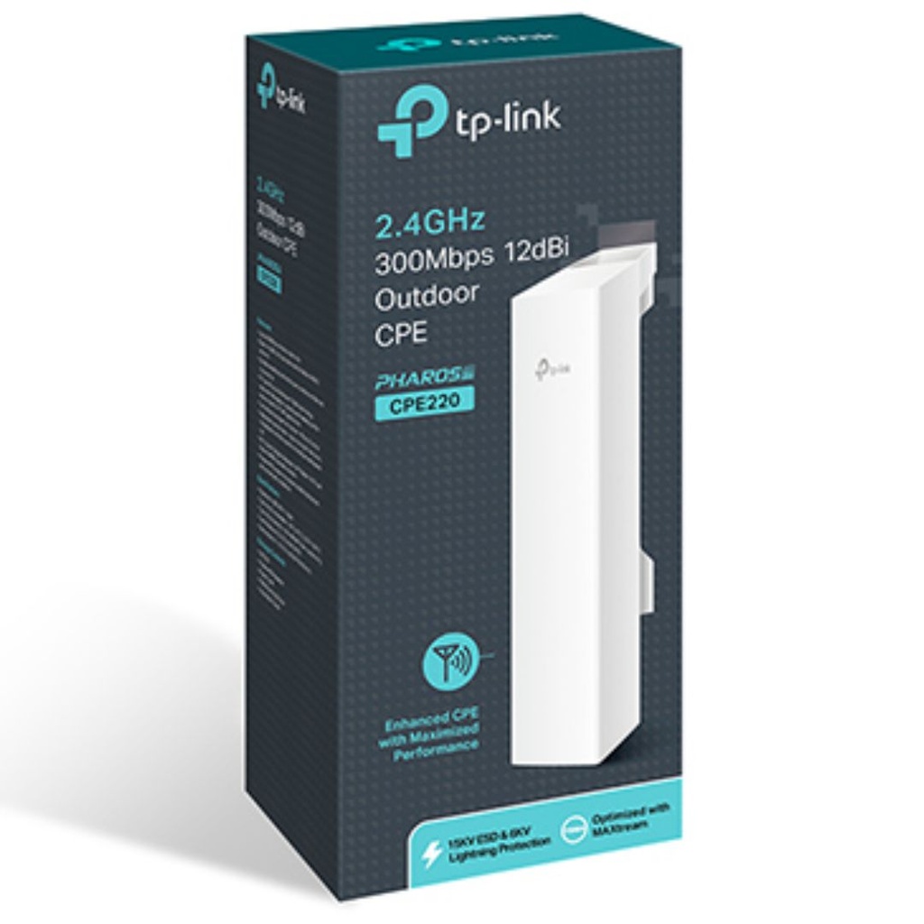 CPE220 TP-Link  2.4GHz 300Mbps 12dBi Outdoor CPE AP.,Client,AP Router,AP Client Router 13km+ Wireless Data Transmission
