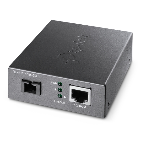 FC111A-20 TP-Link TL- 10/100 Mbps WDM Media Converter - IEEE 802.3u 1550nm 20KM (Compatible with TL-FC111B-20)