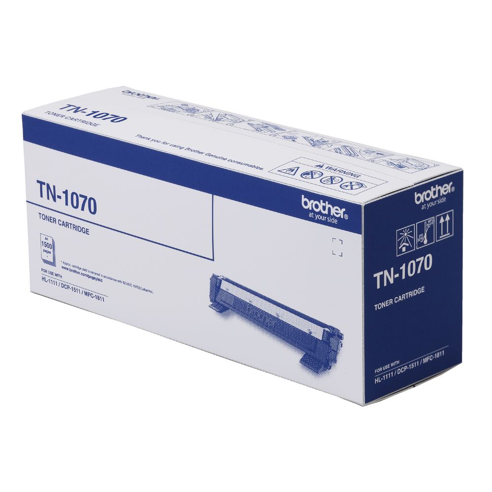 4977766721240 Brother TN-1070 1000 page Yield Toner Cartridge to suit HL-1110/DCP-1510/MFC-1810