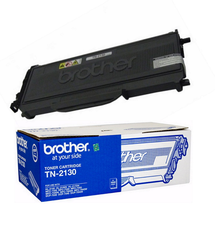 4977766655651 Brother TN-2130 Mono Laser Toner- Standard, HL-2140/2142/2150N/2170W, DCP-7040, MFC-7340/7440N/7840W- Up to 1500 pages