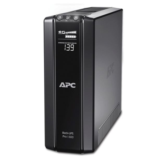731304268741 APC Back-UPS Pro 1500VA/865W Line Interactive UPS, Tower, 230V/10A Input, 10x IEC C13 Outlets, Lead Acid Battery, LCD, AVR