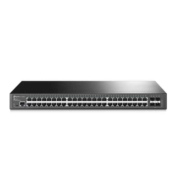 6935364010751 TP-Link SG3452 JetStream 48-Port Gigabit L2 Managed Switch, 4 SFP Slots, Omada SDN, Centralised Mgt, Static Routing  (T2600G-52TS)