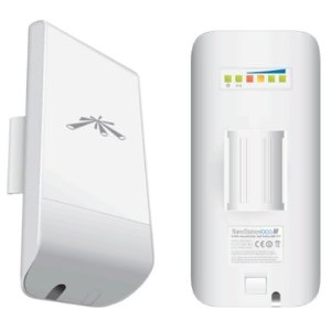 817882023245 Ubiquiti airMAX Nanostation LOCO M 2.4GHz Indoor/Outdoor CPE - Point-to-Multipoint(PtMP) application - Includes PoE Adapter,  2Yr Warr