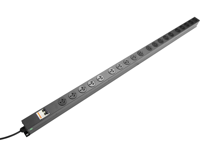 3968876622696 PowerShield Vertical PDU with 10A Aus Input plug, 20 x ANZ 10Amp outlets, provides reliable power distribution for vertical installations