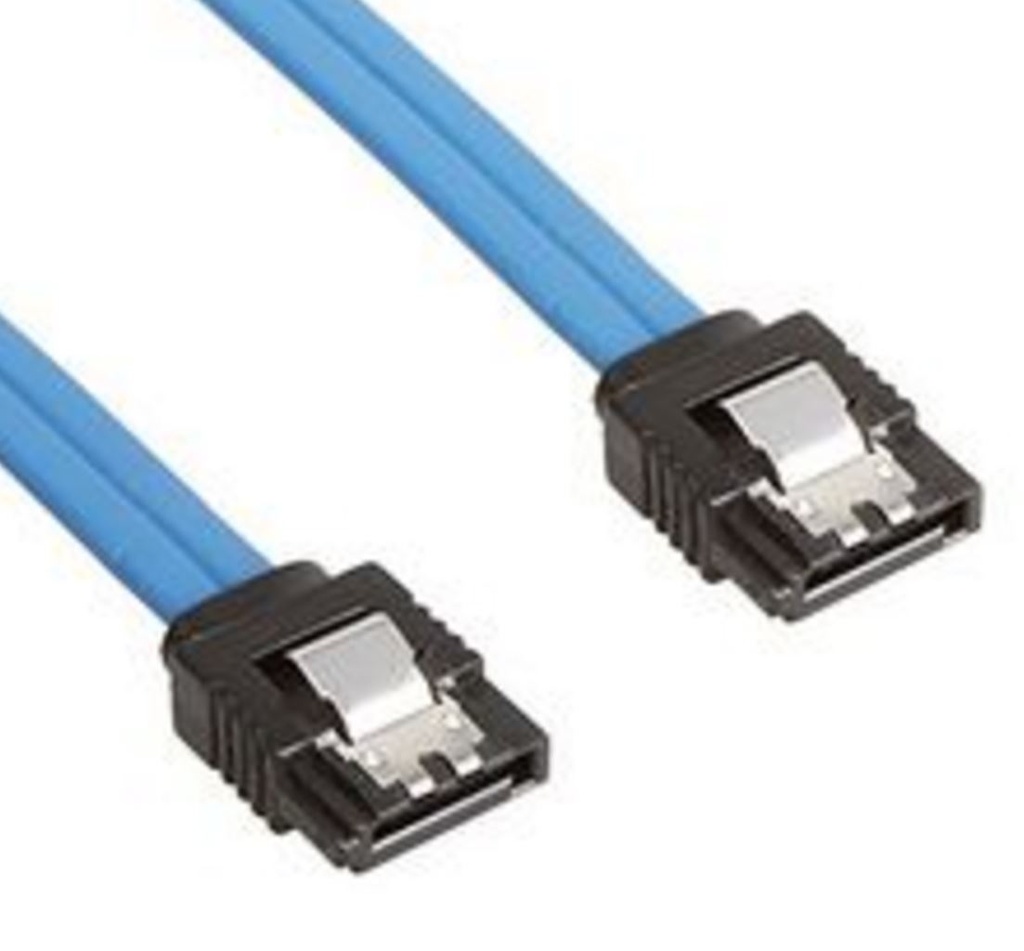 9320201002186 Astrotek SATA 3.0 Data Cable Male to Male Straight 180 to 180 Degree with Metal Lock 26AWG Blue 50cm ~CB8W-FC-5080