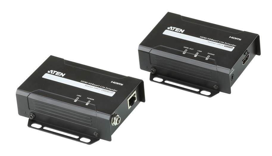 4719264642715 Aten HDMI HDBaseT-Lite Extender, supports 1080p @ 70m and 4096 x 2160 @ 30 HZ (4:4:4) @ 40m over Cat 6A