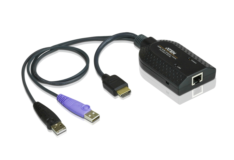 4719264640124 Aten HDMI USB KVM Adapter Cable with Virtual Media  Smart Card Reader Support for KN/KM/KH series