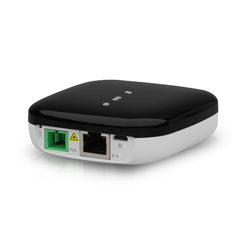 817882021777 Ubiquiti Ufiber LOCO, Single Pack, Gigabit Passive Optical Network CPE, 1 GPON WAN Port, 1 Gigabit LAN Ethernet Port (EU Power Supply),  2Yr Warr