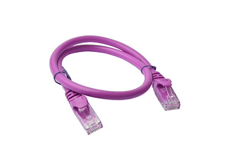 9341756016152 8Ware CAT6A Cable 0.25m (25cm) - Purple Color RJ45 Ethernet Network LAN UTP Patch Cord Snagless