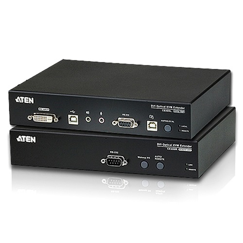 4719264641138 Aten USB DVI Optical KVM Extender, extends 1920 x 1200 @ 600m