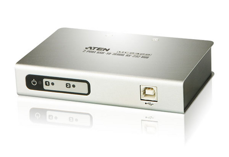 4710423773103 Aten Serial Hub 2 Port USB to RS232 Converter w/ 1.8m cable, Supports Hot-Swapping  Plug and Play