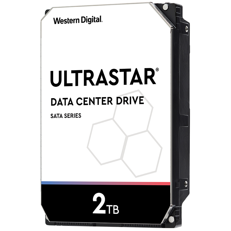 1W10002 Western Digital WD Ultrastar 2TB 3.5" Enterprise HDD SATA 128MB 7200RPM 512N SE DC HA210 24x7 600MB Buffer 2mil hrs MTBF 5yrs wty HUS722T2TALA604