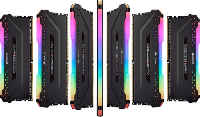 843591076852 Corsair Vengeance RGB PRO 32GB (4x8GB) DDR4 3200MHz C16 Desktop Gaming Memory