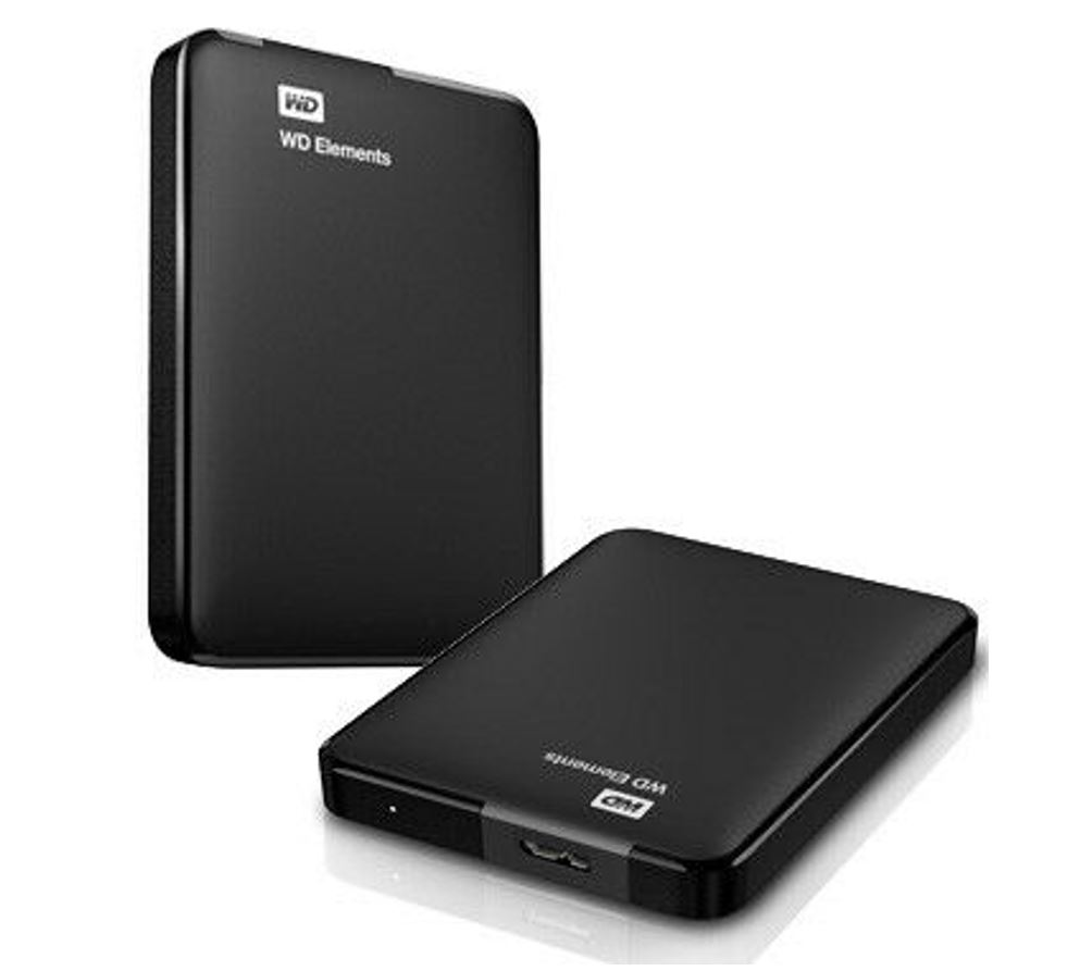 718037871899 Western Digital WD Elements 5TB USB 3.0 2.5" Portable External Hard Drive - Slim Light Durable Shock Proof Black Plug  Play NTFS for Windows 10/8.1/7