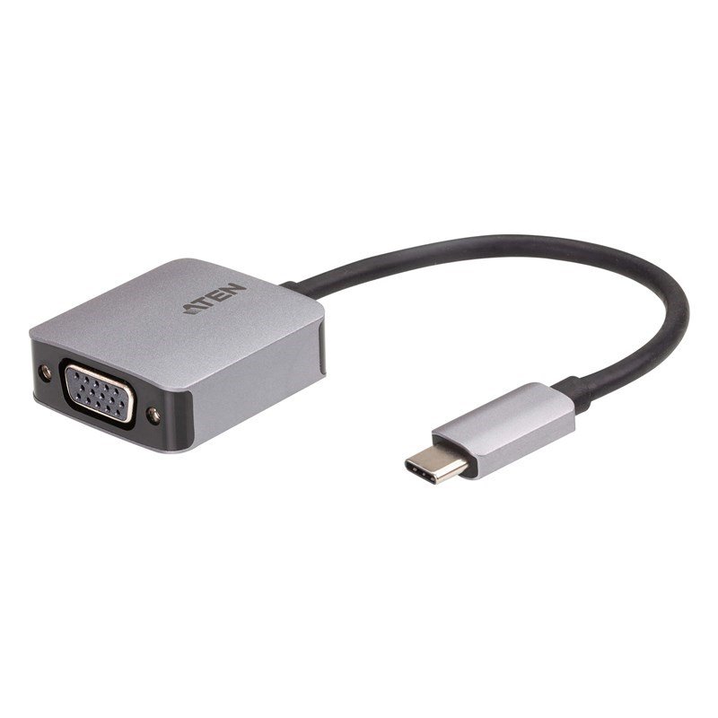 4710469340000 Aten USB-C to VGA Adapter, aluminium housing