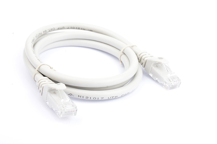 9341756013052 8Ware CAT6A Cable 1m - Grey Color RJ45 Ethernet Network LAN UTP Patch Cord Snagless
