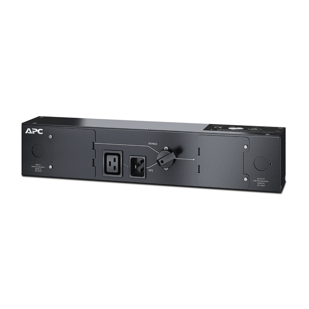 731304283225 APC Service Bypass PDU, 2U, 3000VA Load Capacity, 230V/HW Input, 1x HW Outlets
