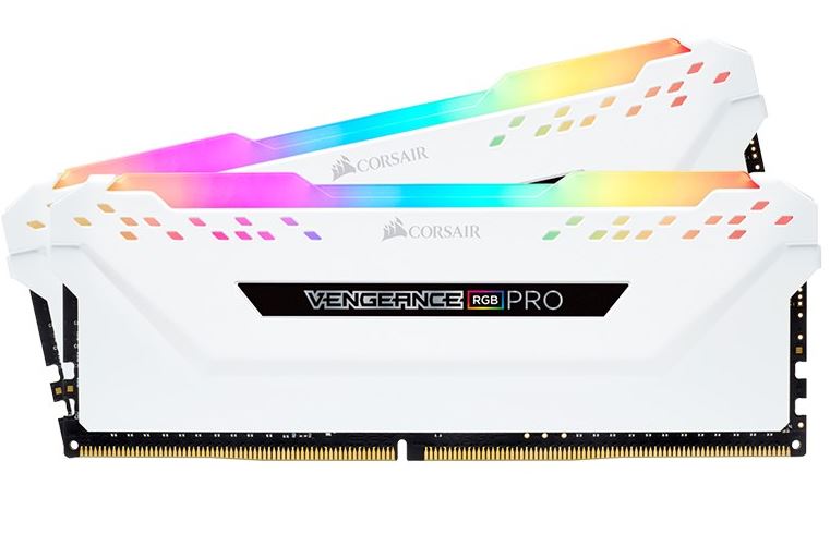 840006620075 Corsair Vengeance RGB PRO 32GB (2x16GB) DDR4 3200MHz C16 Desktop Gaming Memory White