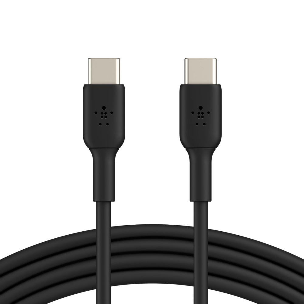 745883788231 Belkin BoostCharge USB-C to USB-C Cable (1m/3.3ft) - Black (CAB003bt1MBK),480Mbps,8K+ bend,Samsung Galaxy,iPad,MacBook,Google,OPPO,Nokia,2YR