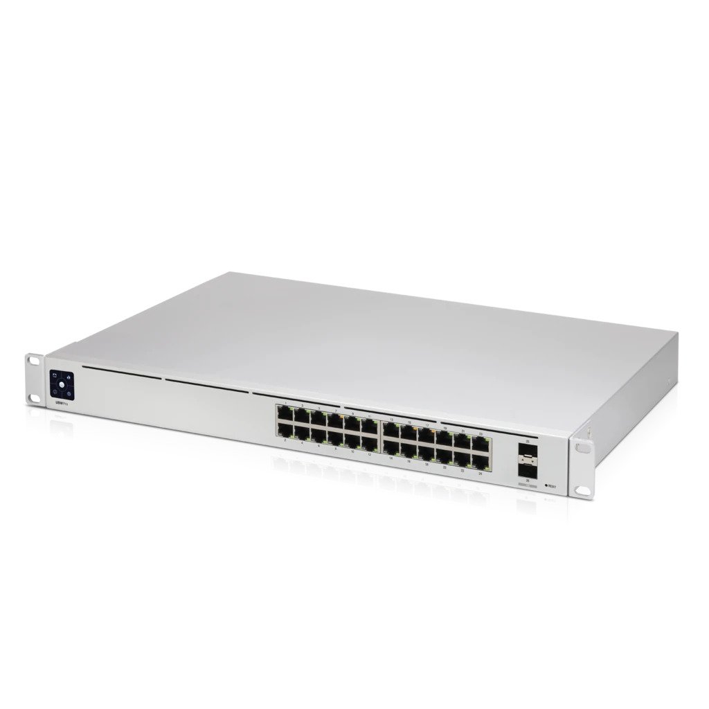 810010070821 Ubiquiti UniFi 24-port Switch with (24) Gigabit RJ45 Ports and (2) 10G SFP+ Ports. Powerful Second-generation UniFi Switching, 2Yr Warr