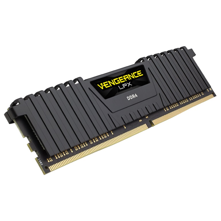 840006615958 (LS) Corsair Vengeance LPX 32GB (1x32GB) DDR4 3000MHz C16 1.2V XMP 2.0 Desktop Gaming Memory Black