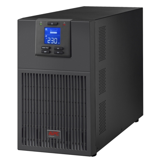 731304337973 APC Easy UPS 3000VA/2400W Online UPS, Tower Form Factor, 230V/16A Input, 1x IEC C19  6x IEC C13 Outlets, Lead Acid Battery