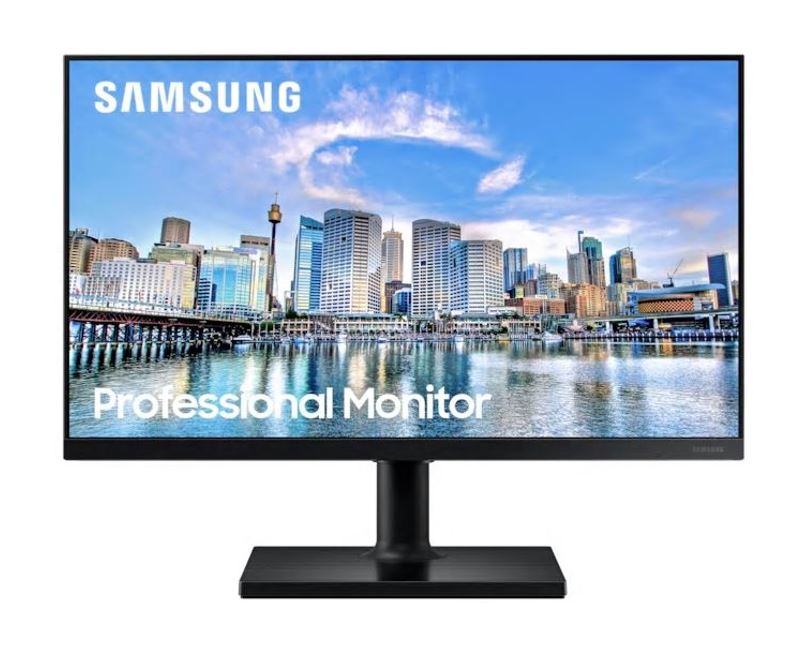 8806090692000 Samsung T45F 23.8"/24" 75Hz FreeSync IPS FHD Monitor 1920x1080 16:9 5ms Height Adjust Tilt Swivel Pivot DP 2xHDMI 2xUSB Hub VESA Game Mode FlickerFree