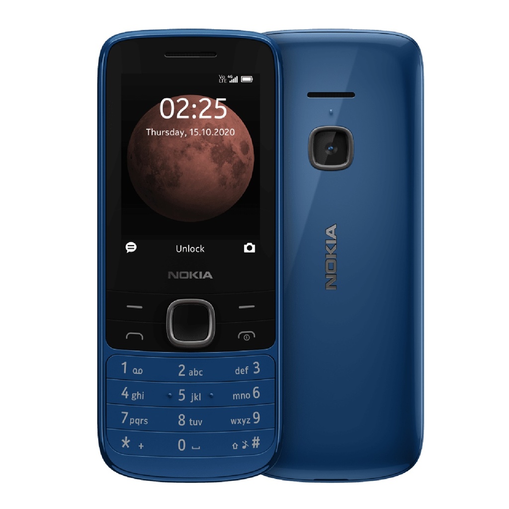 6438409094711 Nokia 225 4G 128MB Classic Blue (1GF025FPG2L10)*AU STOCK*, 2.4" , 64MB/128MB, 0.3MP, Dual SIM, 1150mAh Removable, Bluetooth v5.0, 2 Years Warranty