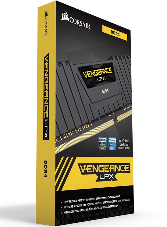 843591031110 Corsair Vengeance LPX 16GB (2x8GB) DDR4 3200MHz C16 Desktop Gaming Memory Black - AMD Ryzen