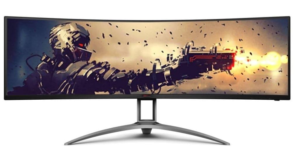 6973985230530 AOC 49" Curved 1800R, 5120X1440 DQHD, 32:9, Adaptive Sync, HDR 400,1ms, 165Hz ,3x HDMI,1x DP,USB-C , Speaker, HAS, KVM ultra wide monitor