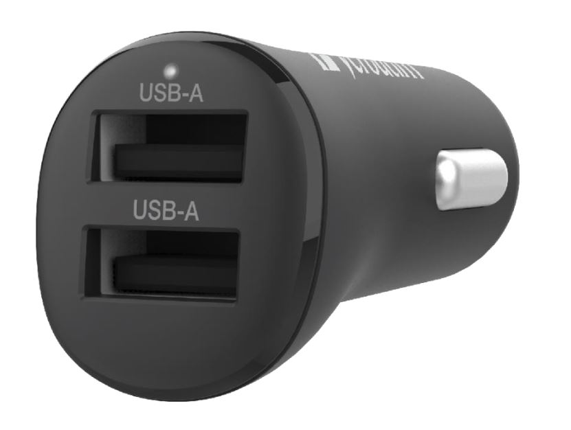 4895117965993 Verbatim Car Charger - Dual Port 3.4A - Black