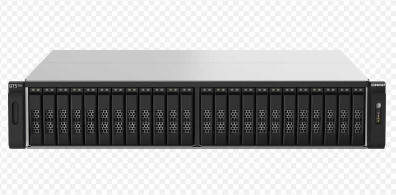 TS-h2490FU-7232P-64G QNAP  24 Bay 2.5-inch U.2 PCIe NVMe NAS AMD EPYC™ 7302P 16-core 3.0 GHz 64G DDR4 ECC Hot-swappable 2x25GbE 2x2.5GbE 2xUSB3.2 5 yrs