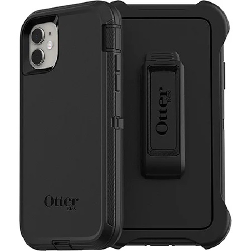 660543511830 OtterBox Defender Apple iPhone 11 Case Black - (77-62457), DROP+ 4X Military Standard, Multi-Layer, Included Holster, Rugged, 7 Years Warranty
