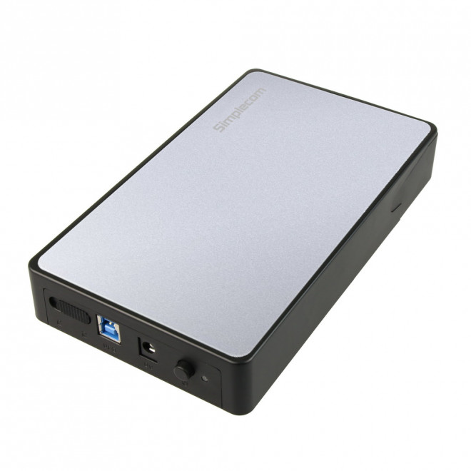 9350414000549 Simplecom SE325 Tool Free 3.5" SATA HDD to USB 3.0 Hard Drive Enclosure - Silver Enclosure