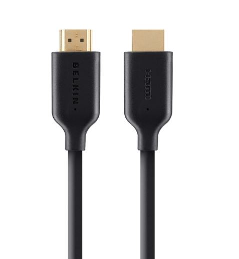 745883713059 Belkin High Speed HDMI Cable with Ethernet 4K/Ultra HD Compatible (1M) - Black(F3Y021bt1M),3D Compatible, 4K Cinema resolution
