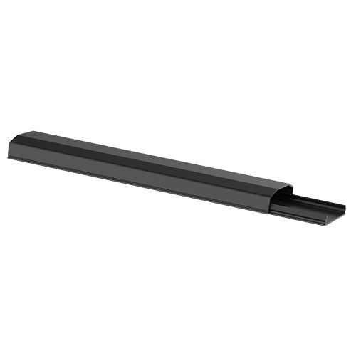 6956745166331 Brateck Plastic Cable Cover - 250mm Material: Polyvinyl Chloride(PVC) Dimensions 60x20x250mm - Black (LS)