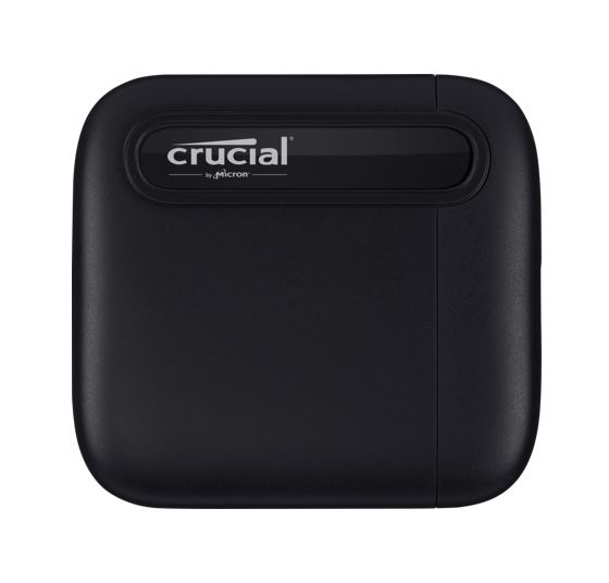 649528901255 Crucial X6 2TB External Portable SSD 540MB/s USB3.2 USB-C USB3.0 Durable Rugged Shock Vibration Proof for PC MAC PS4 PS5 Xbox One Android iPad Pro
