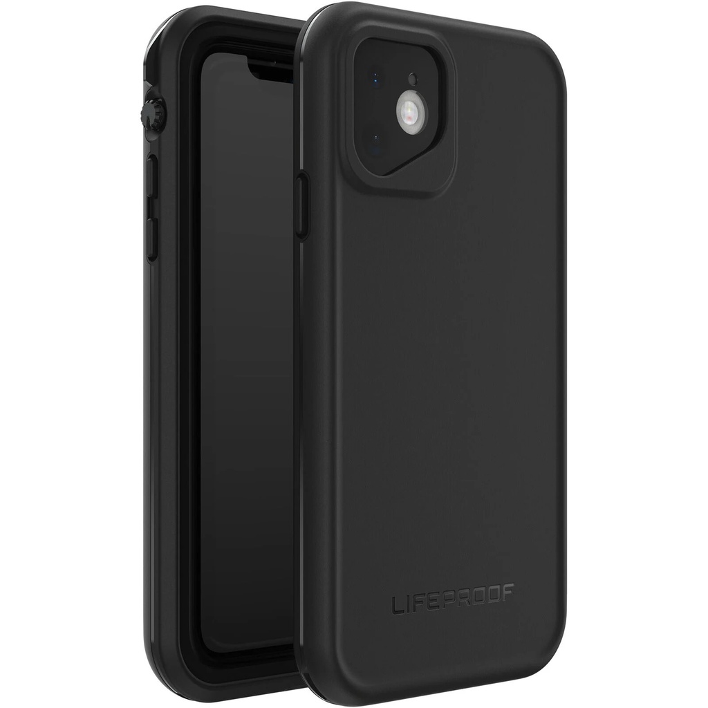 660543512059 LifeProof FRE Apple iPhone 11 Case Black - (77-62484), WaterProof, 2M DropProof, DirtProof, 360° Protection Built-In Screen-Cover, 7 Years Warranty