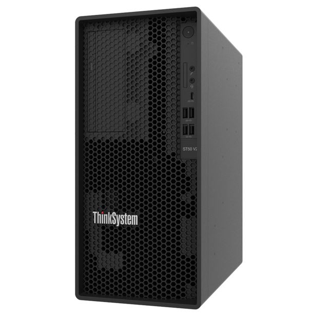 7D8JA00LAU LENOVO ThinkSystem ST50 V2, 1xIntel Xeon E-2324G 4C 3.1GHz 65W, 1x8GB 1Rx8, SW RD, 1x300W